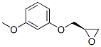 Oxirane, [(3-methoxyphenoxy)methyl]-, (2R)- (9CI) Struktur