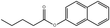 B-NAPHTHYL VALERATE) Struktur