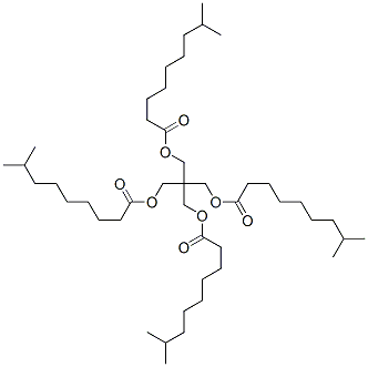 2,2-bis[[(1-oxoisodecyl)oxy]methyl]-1,3-propanediyl diisodecanoate Struktur