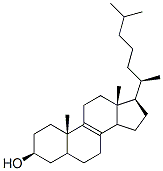 Cholest-8-en-3-ol,(3.beta. Struktur