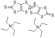 BIS(TETRAETHYLAMMONIUM) BIS(2-THIOXO-1,3-DITHIOLE-4,5-DITHIOLATO)ZINCATE Struktur