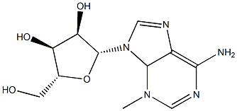 3-methyladenosine Struktur