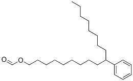 Formic acid 10-phenyloctadecyl ester Struktur