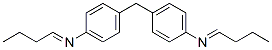 4,4'-Methylenebis(N-butylidenebenzenamine) Struktur