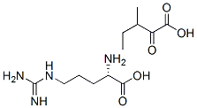 L-arginine mono(3-methyl-2-oxovalerate) Struktur