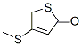 4-Methylthiothiophen-2(5H)-one Struktur