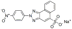 2-(4-Nitrophenyl)-2H-naphtho[1,2-d]triazole-5-sulfonic acid sodium salt Struktur