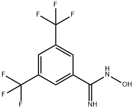 3,5-BIS(TRIFLUOROMETHYL)BENZAMIDOXIME Struktur