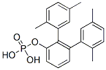 Phosphoric acid bis(2,5-dimethylphenyl)phenyl ester Struktur