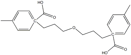 Bis(4-methylbenzoic acid)oxybis(3,1-propanediyl) ester Struktur