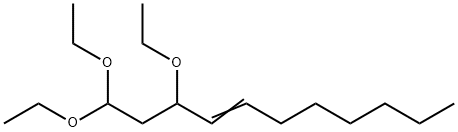 1,1,3-Triethoxy-4-undecene Struktur