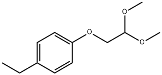 1-(2,2-Dimethoxyethoxy)-4-ethylbenzene Struktur