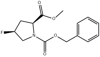 （2s，4s）-1-benzyl-2-methy-4-fluoropyrrolidine-1，2-dicarbo Struktur