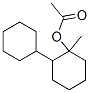 2-methyl[1,1'-bicyclohexyl]-2-yl acetate Struktur