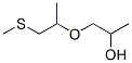 1-[1-Methyl-2-(methylthio)ethoxy]-2-propanol Struktur