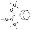 1,1-Bis(trimethylsilyl)-2-(trimethylsiloxy)-2-(1-adamantyl)-1-silaethe ne Struktur