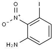 2-Amino-6-iodonitrobenzene Struktur