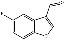 3-Benzofurancarboxaldehyde,5-fluoro-(9CI) Struktur