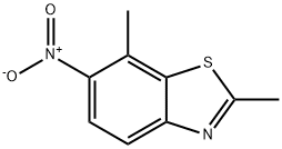 Benzothiazole, 2,7-dimethyl-6-nitro- (9CI) Struktur