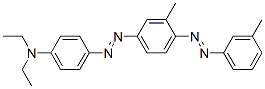 N,N-Diethyl-4-[[3-methyl-4-[(3-methylphenyl)azo]phenyl]azo]benzenamine Struktur