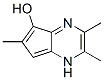 1H-Cyclopentapyrazin-5-ol,2,3,6-trimethyl-(9CI) Struktur