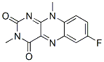 Benzo[g]pteridine-2,4(3H,10H)-dione,3,10-dimethyl-7-fluoro- Struktur