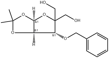 4-(Hydroxymethyl)-1,2-O-isopropylidene-3-O-benzyl-beta-L-threo-pentofuranose|4-(羥甲基)-1,2-O-異丙亞基-3-O-芐基-BETA-L-蘇式戊呋喃糖