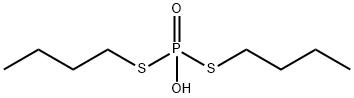 Phosphorodithioic acid, S,S-dibutyl ester Struktur