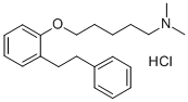 1-Pentanamine, N,N-dimethyl-5-(2-(2-phenylethyl)phenoxy)-, hydrochlori de Struktur