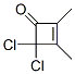 2-Cyclobuten-1-one,  4,4-dichloro-2,3-dimethyl- Struktur