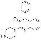 2-(1-piperazinyl)-4-phenylquinolone Struktur