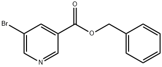 5-Bromo-nicotinic acid benzyl ester Struktur