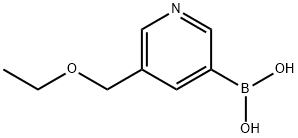 5-(ETHOXYMETHYL)-3-PYRIDINYL BORONIC ACID Struktur