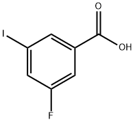 3-FLUORO-5-IODOBENZOIC ACID Struktur