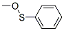 BenzeneSulfenic acid methyl ester Struktur