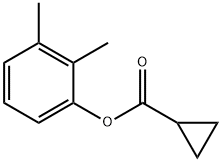 Cyclopropanecarboxylic acid, 2,3-dimethylphenyl ester (9CI) Struktur