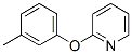 (3-Methylphenoxy)pyridine Struktur