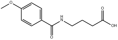 N-anisoyl-GABA Struktur