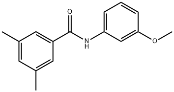 Benzamide, N-(3-methoxyphenyl)-3,5-dimethyl- (9CI) Struktur