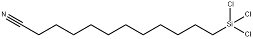 11-CYANOUNDECYLTRICHLOROSILANE Struktur