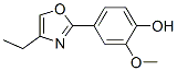 Phenol, 4-(4-ethyl-2-oxazolyl)-2-methoxy- (9CI) Struktur