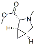 3-Azabicyclo[3.1.0]hexane-2-carboxylicacid,3-methyl-,methylester,(1-alpha-,2-alpha-,5-alpha-)-(9CI) Structure