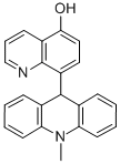 5-Quinolinol, 8-(9,10-dihydro-10-methyl-9-acridinyl)- Struktur