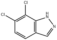 6,7-DICHLORO-1H-INDAZOLE Struktur