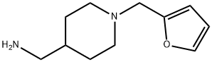 1-(2-FURYLMETHYL)PIPERID-4-YL]METHYLAMINE Struktur