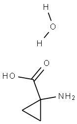 Cyclopropanecarboxylicacid,1-amino-,monohydrate(9CI) Struktur