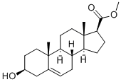 (3S,8S,9S,10R,13S,14S,17S)-3-HYDROXY-10,13-DIMETHYL-2,3,4,7,8,9,10,11,12,13,14,15,16,17-TETRADECAHYDRO-1H-CYCLOPENTA[A]PHENANTHRENE-17-CARBOXYLIC ACID METHYL ESTER Struktur