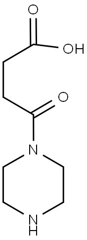 4-OXO-4-PIPERAZIN-1-YL-BUTYRIC ACID Struktur