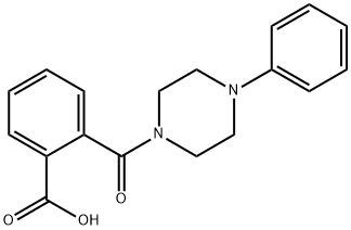 2-(4-Phenyl-piperazine-1-carbonyl)-benzoic acid Struktur