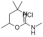 5,6-Dihydro-2-methylamino-4,4,6-trimethyl-4H-1,3-oxazine hydrochloride Struktur